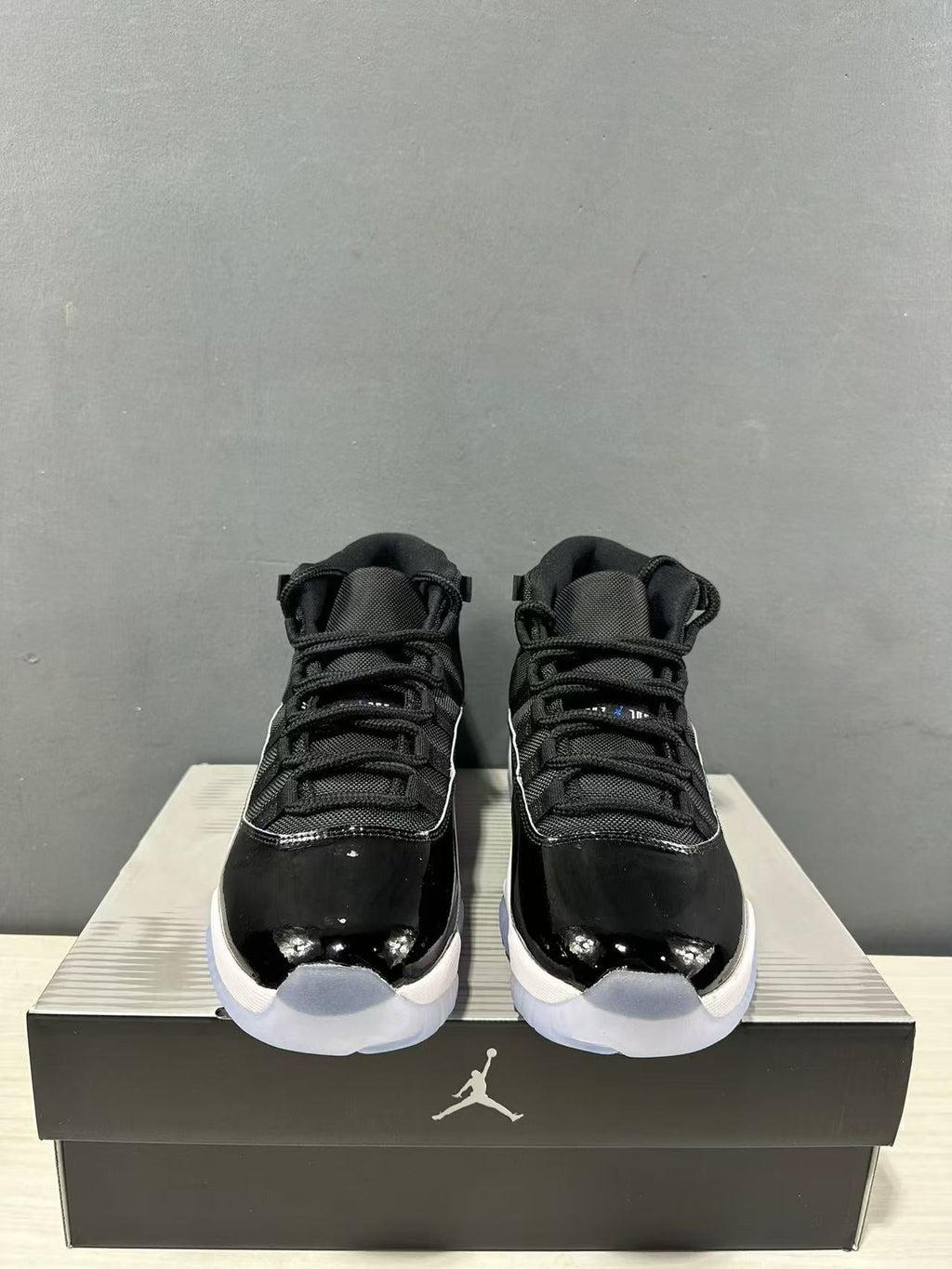 Air Jordan 11 Retro High Sneakers Black Blue CT8012-900 - product image from the listing.