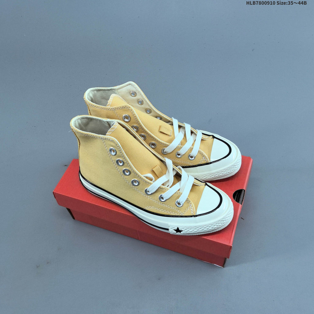 Melon Yellow A24233C - Converse Chuck 70 High-Top Canvas Sneakers - product image from the listing.