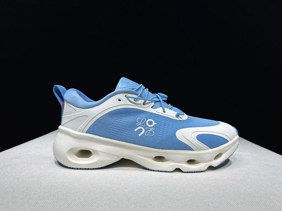 On x Loewe Cloudventure 3.0 Sneakers in White and Blue - product image from the listing.