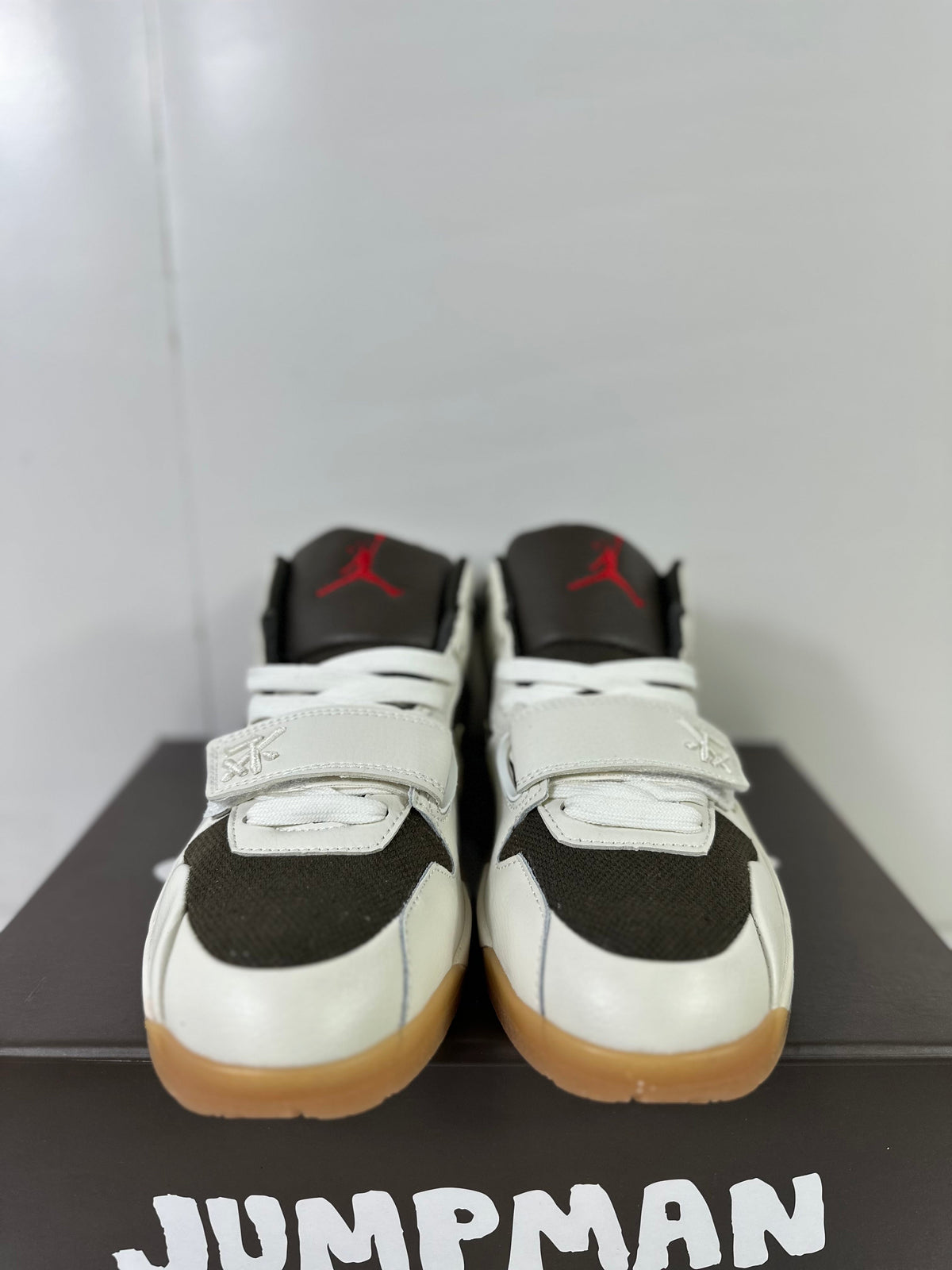 Jordan Jumpman Jack TR Low Sneakers in Sail Dark Mocha FZ8117-100 - product image from the listing.
