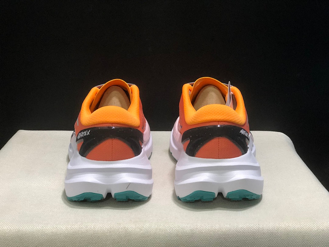 Orange HOKA Mafate X Trail Running Shoes - product image from the listing.