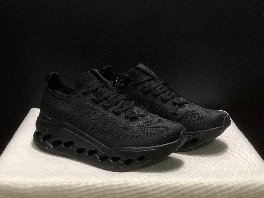 On Cloudsurfer Max Running Sneakers in Black - product image from the listing.