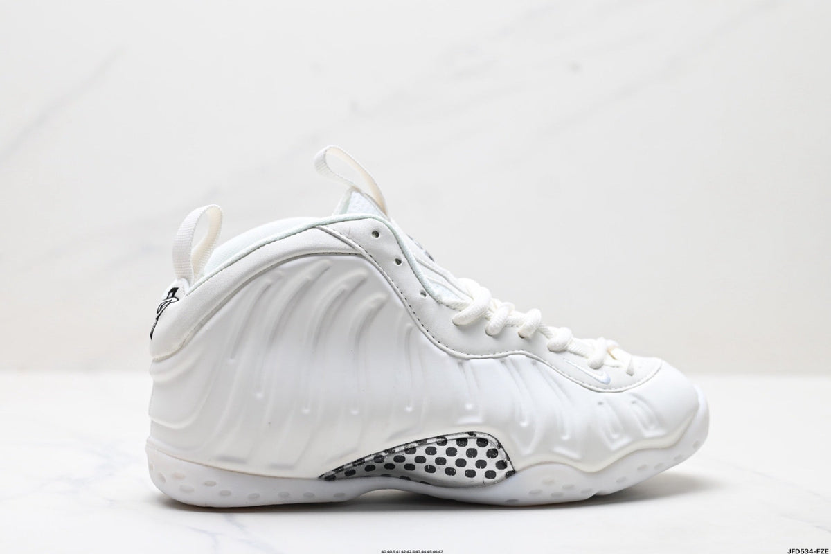 Nike Air Foamposite One Penny Basketball Sneakers in White JFD534-FZE - product image from the listing.