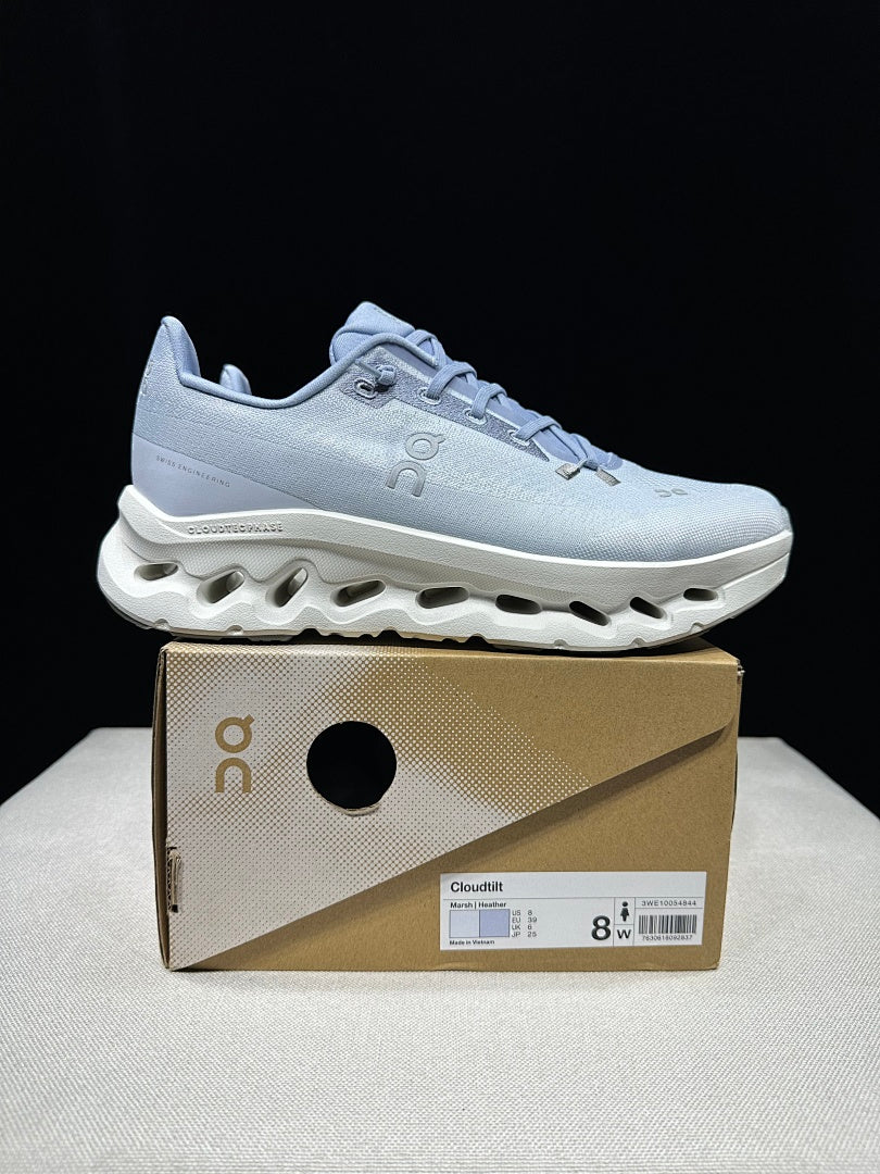 Light Blue On Cloudtilt Sneakers - product image from the listing.