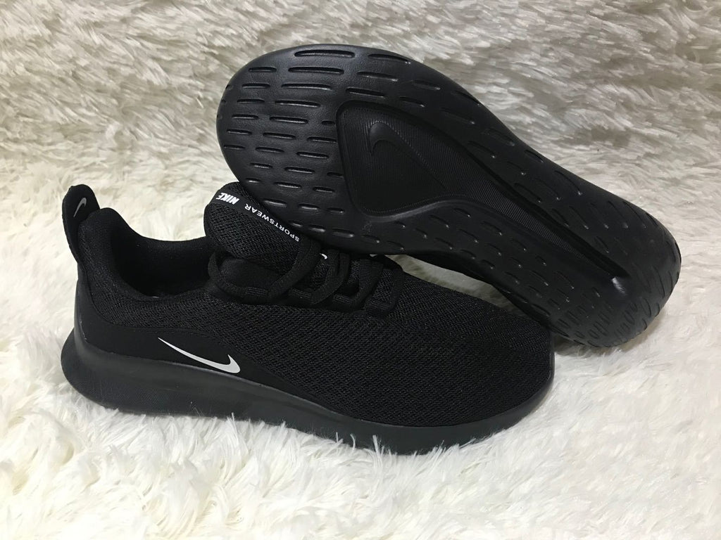 Nike Sportswear Black Mesh Low-Cut Sneakers - product image from the listing.