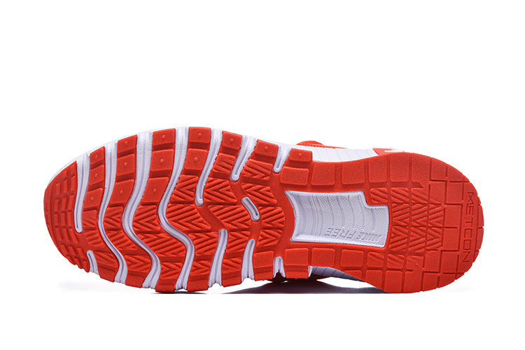 Nike Free Metcon 5 Sneakers in Red and White - product image from the listing.