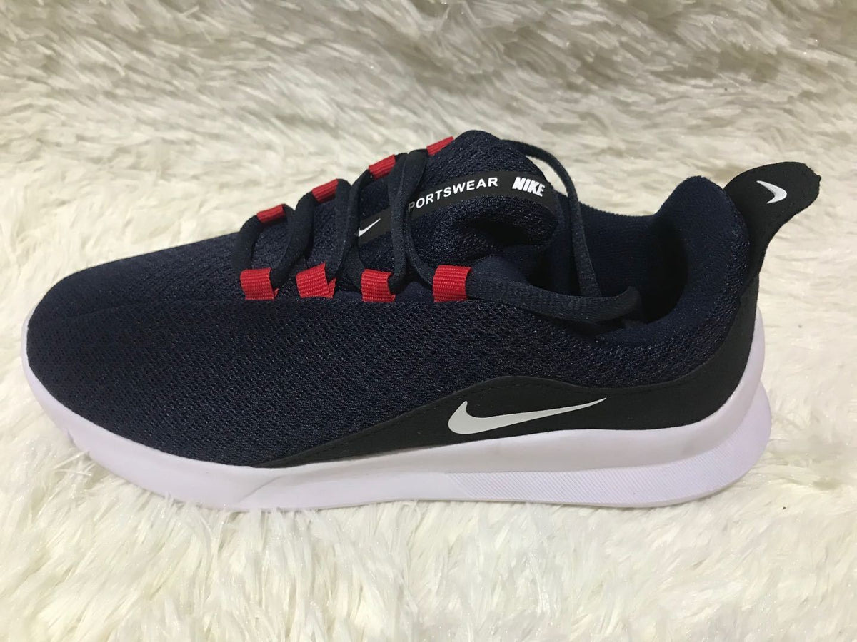 Nike Lunar 5 Sneakers in Navy, in Red and White - product image from the listing.