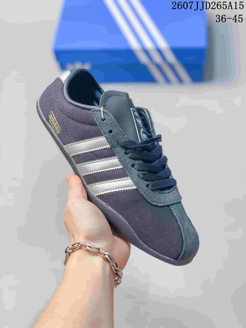 adidas Originals Tokyo Low-Top Sneakers in Pink and Black 06JJD265A15 - product image from the listing.