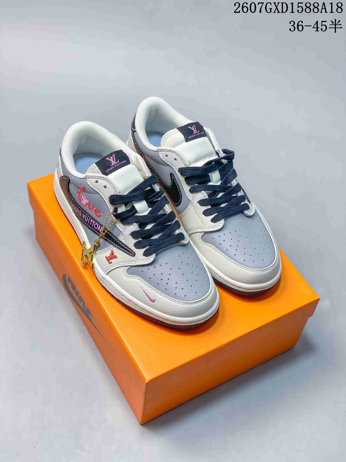 Jordan 1 Low OG SP Military Low-Top Sneakers in Blue - product image from the listing.