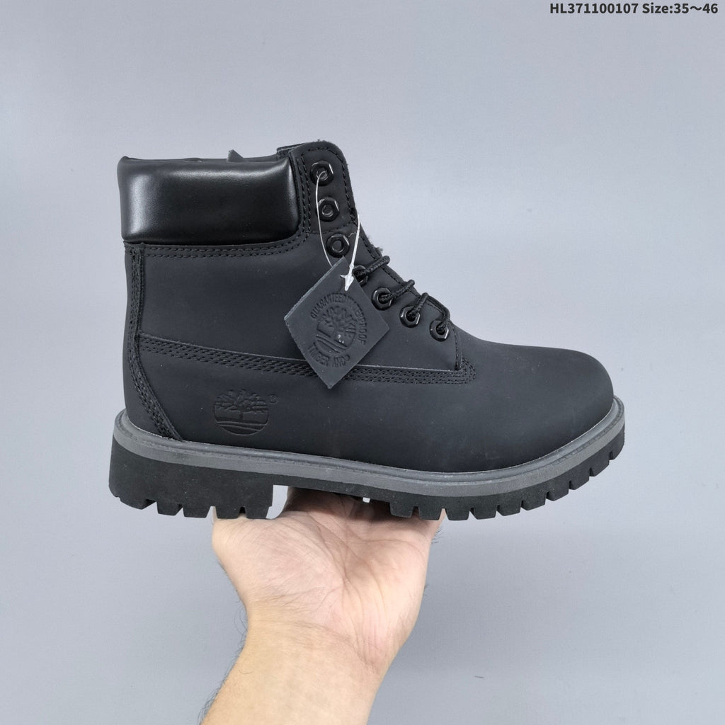 Timberland Lace-Up Ankle Boots in Wheat or in Black - product image from the listing.