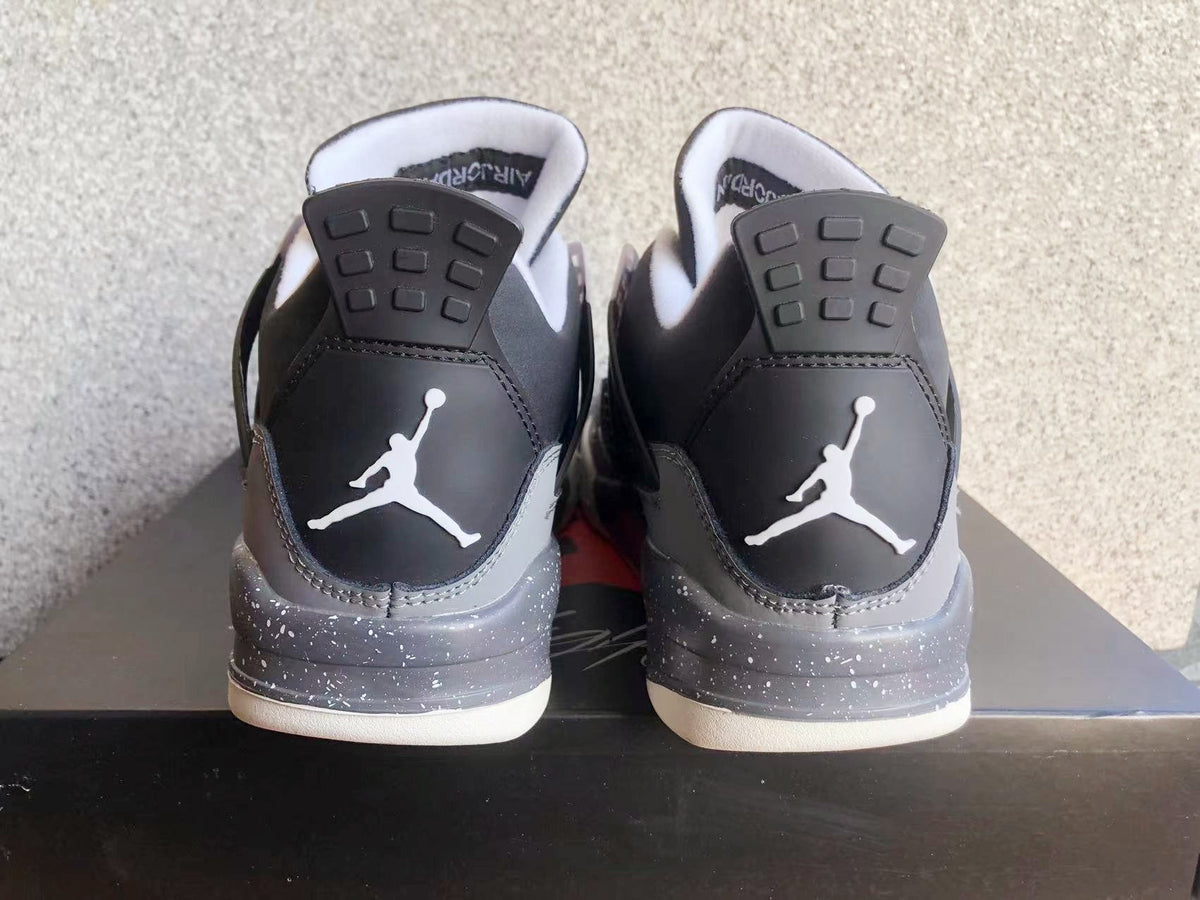 Jordan 4 Black Oreo Sneakers in Black, in Grey and White - product image from the listing.