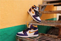 Nike SB x Air Jordan 1 Retro High OG Court Sneakers in Purple - product image from the listing.