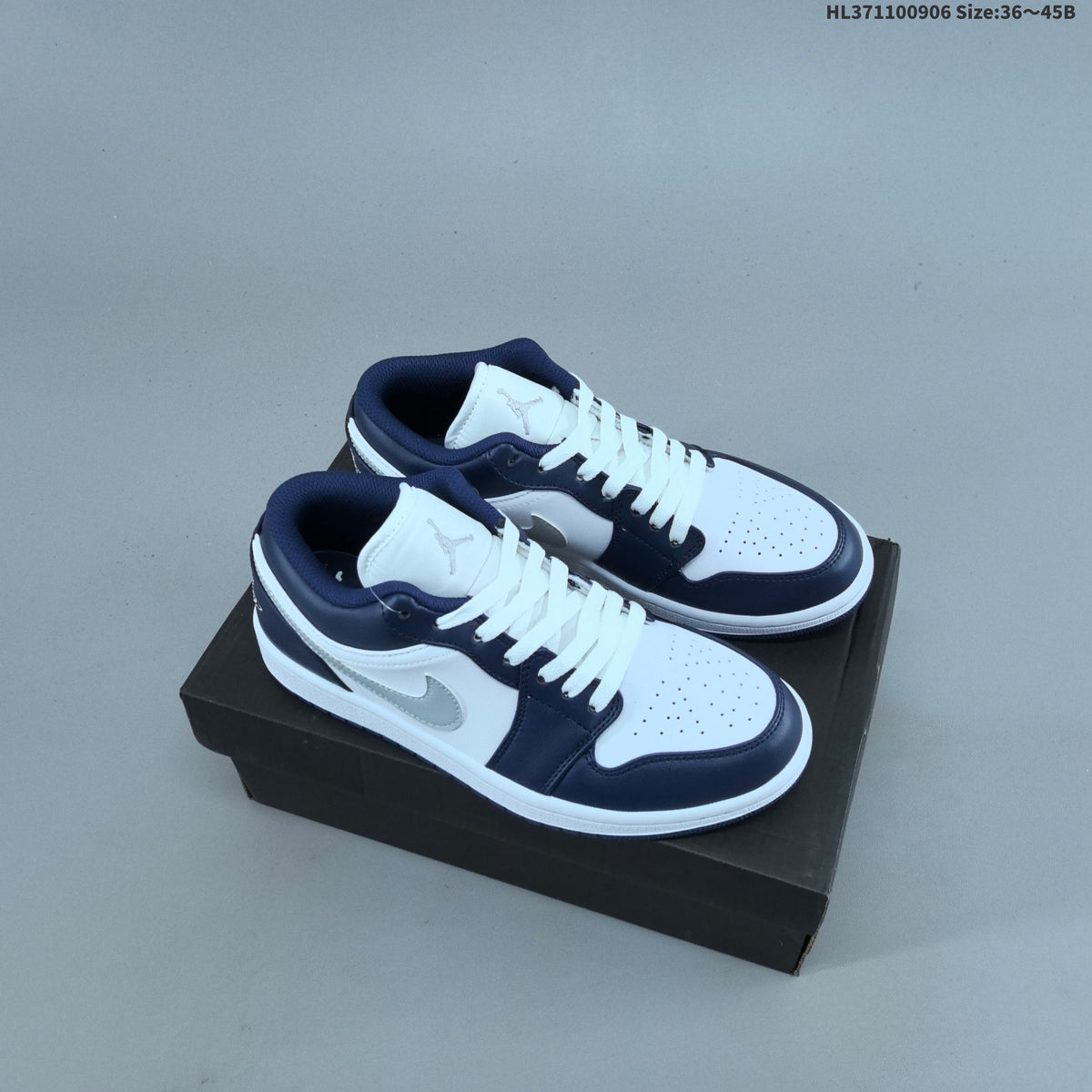Sneakers, White and Color-Accent Styles - Nike Air Jordan 1 Low - product image from the listing.