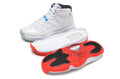 Air Jordan 11 Retro High-Top Sneakers in White and Blue - product image from the listing.