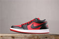 Air Jordan 1 Low Black Red 553558-610 - product image from the listing.