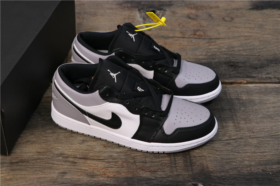 Air Jordan 1 Low Shadow Grey Black Sneakers - product image from the listing.
