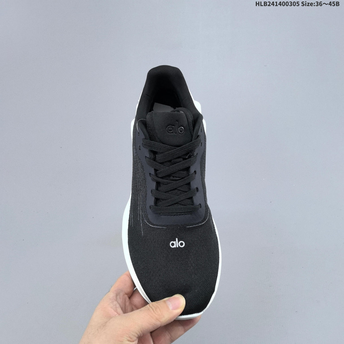 Alo Recovery Mode Running Shoes, in Black and White - product image from the listing.