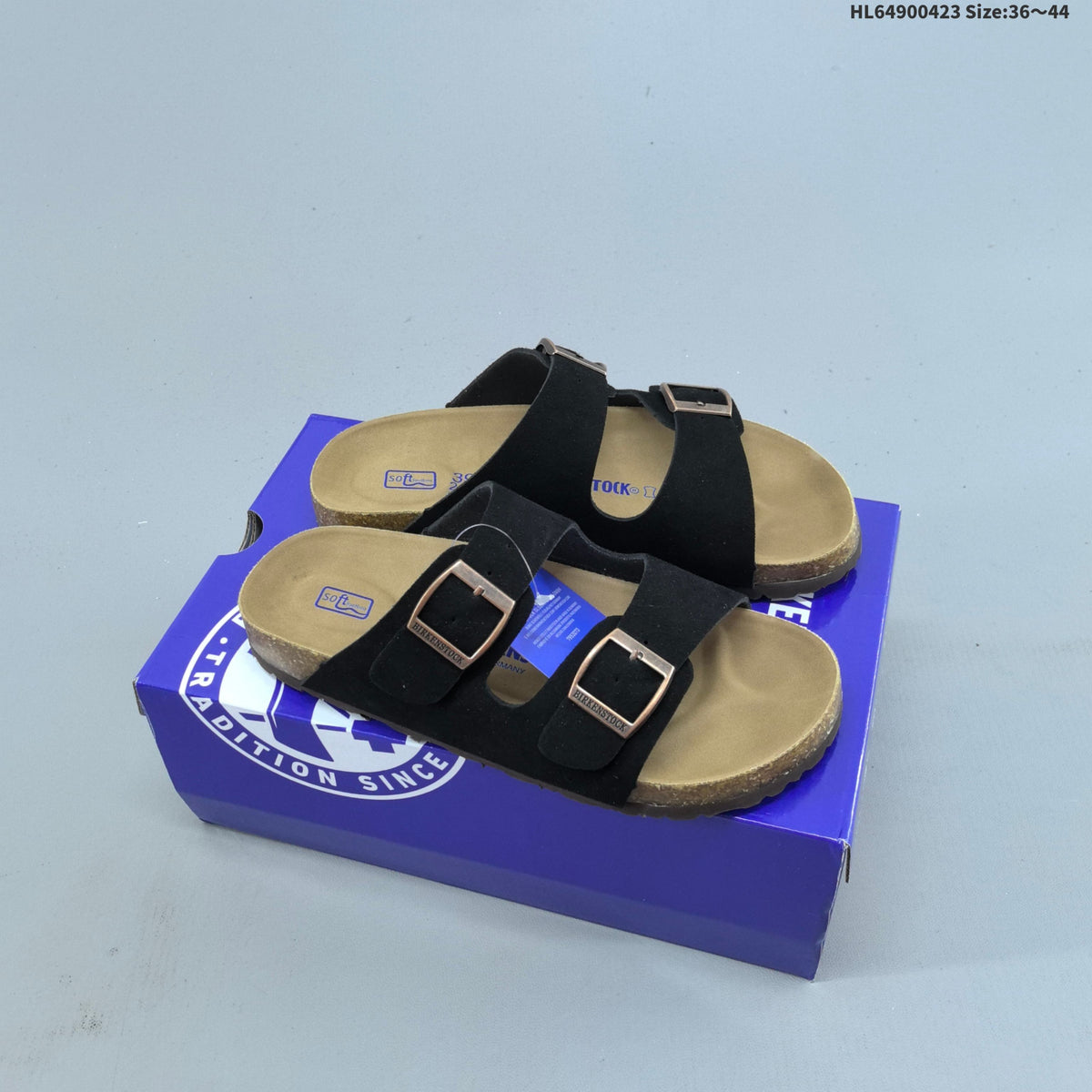 Two-Strap Slide Sandals by Birkenstock - product image from the listing.