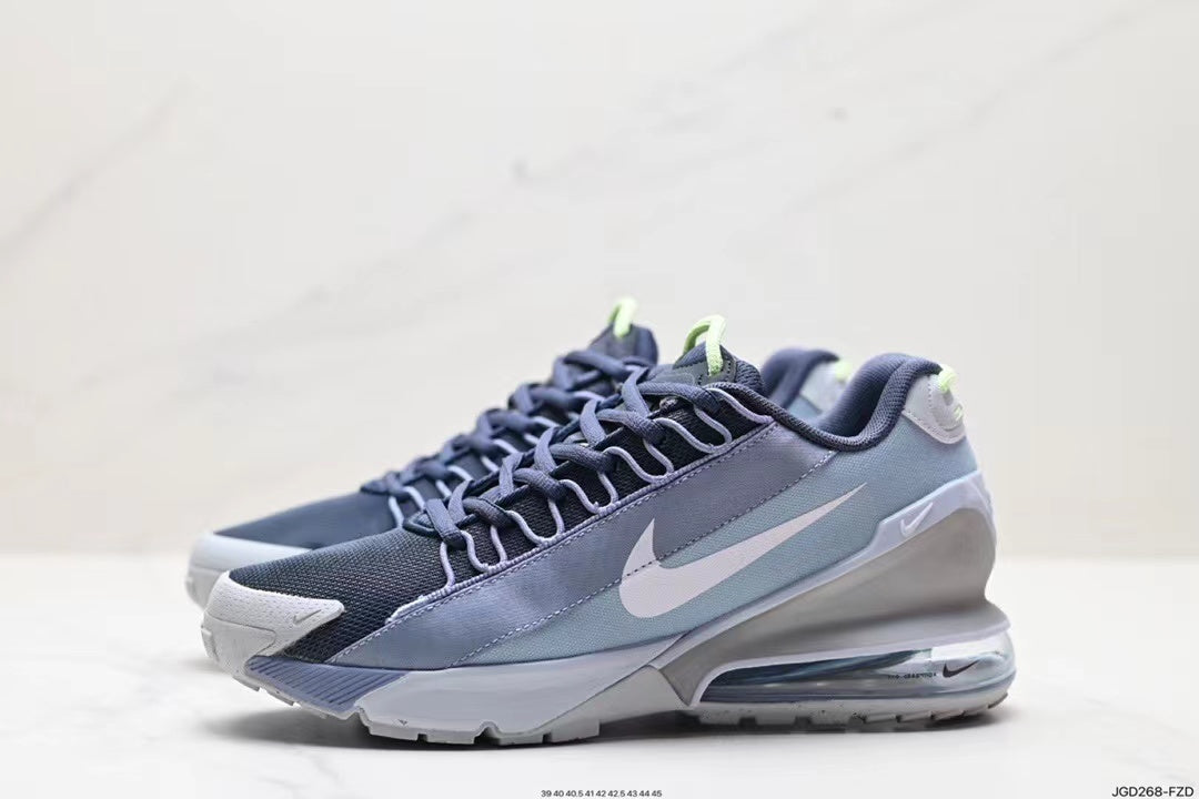Nike Air Max Scorpion Sneakers in Blue, in White and Gray - product image from the listing.