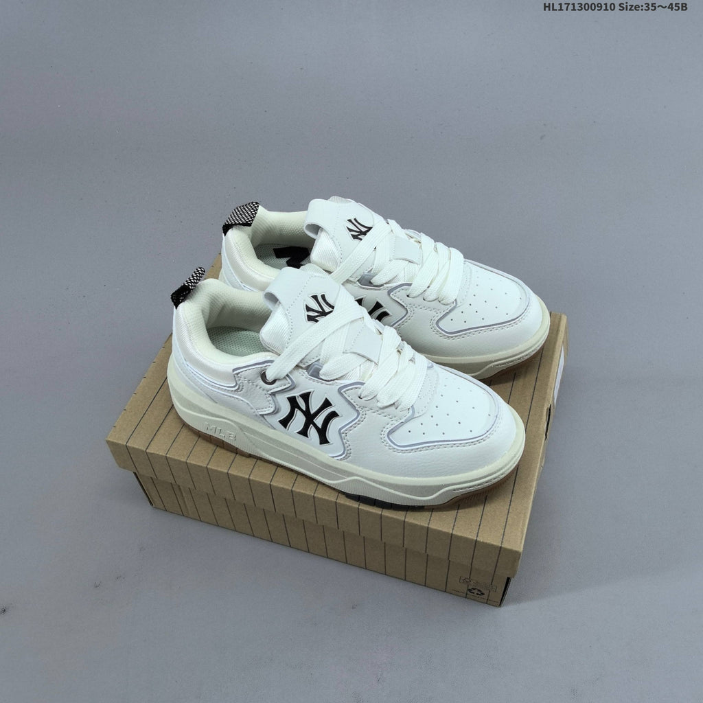 MLB Curve Liner Low-Cut Sneakers, White Multi-Color - product image from the listing.