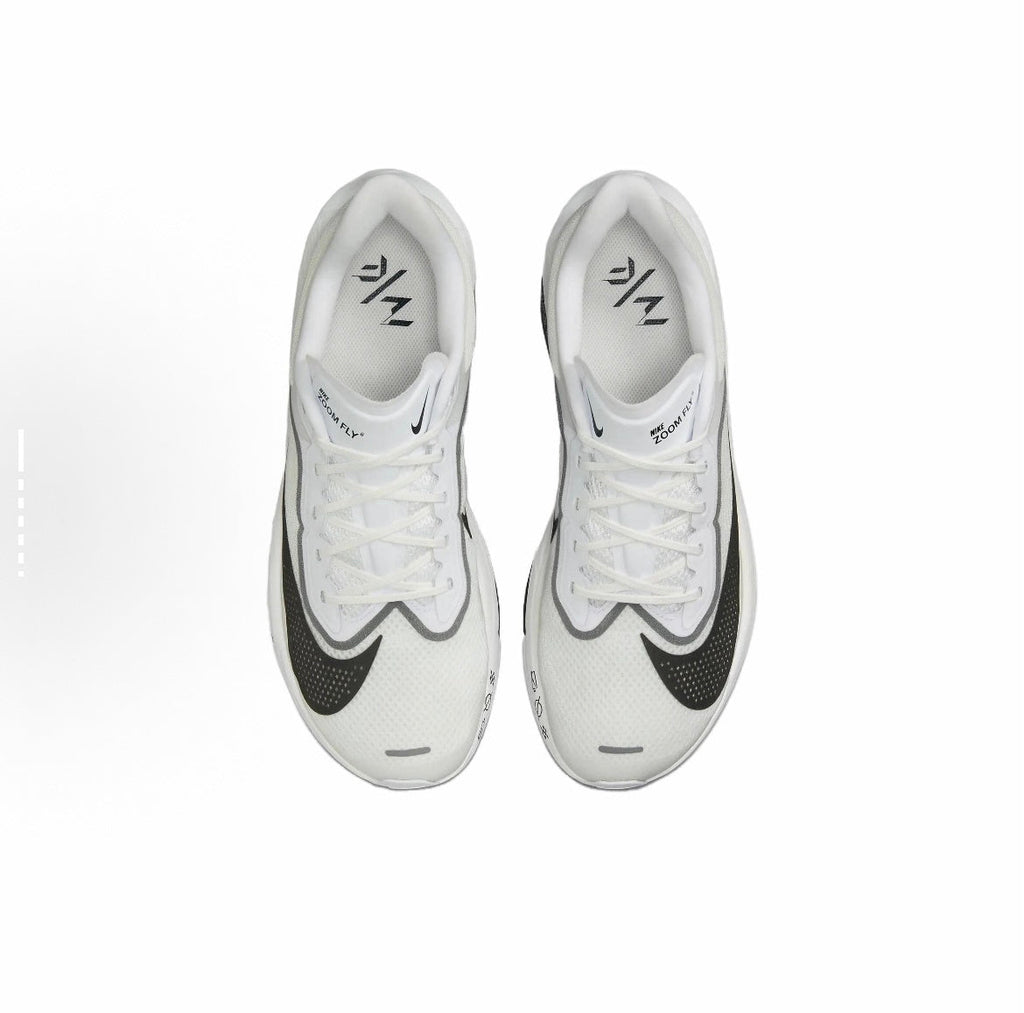 Nike Zoom Fly 6 Running Shoes in White Grey Black FN8454-100 - product image from the listing.