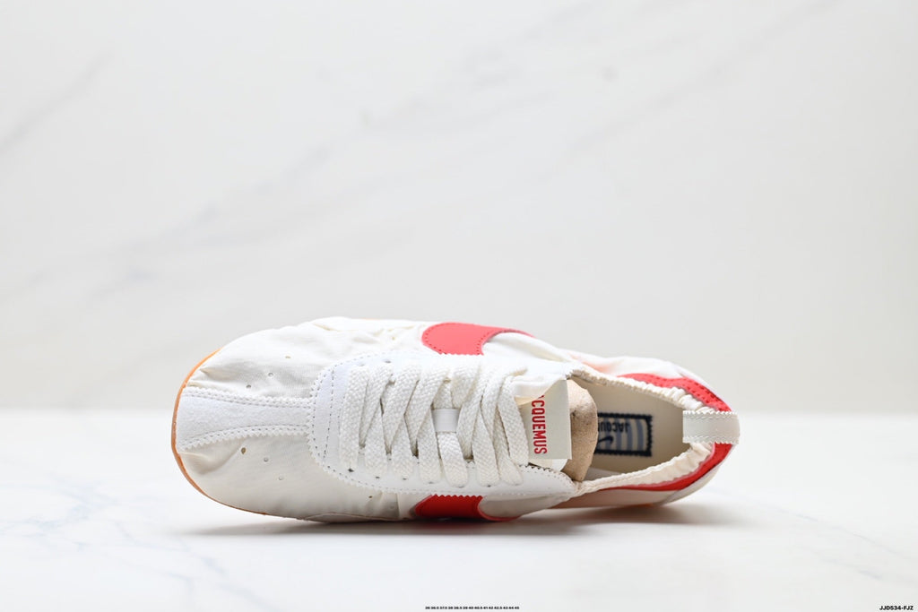 Jacquemus x Nike Jacumoon Sneakers in White Red Gum - product image from the listing.