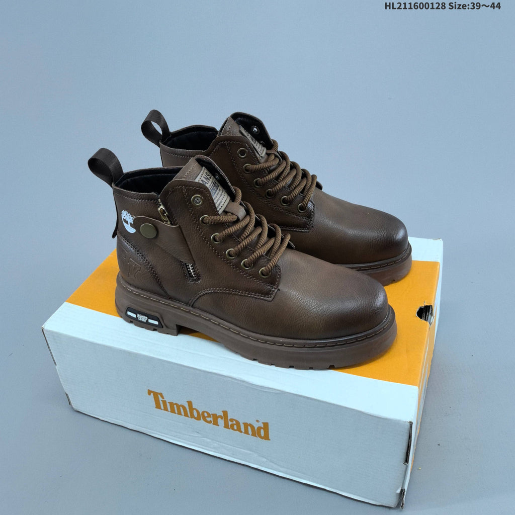 Lace-Up Ankle Boots with Side Zipper by Timberland - product image from the listing.