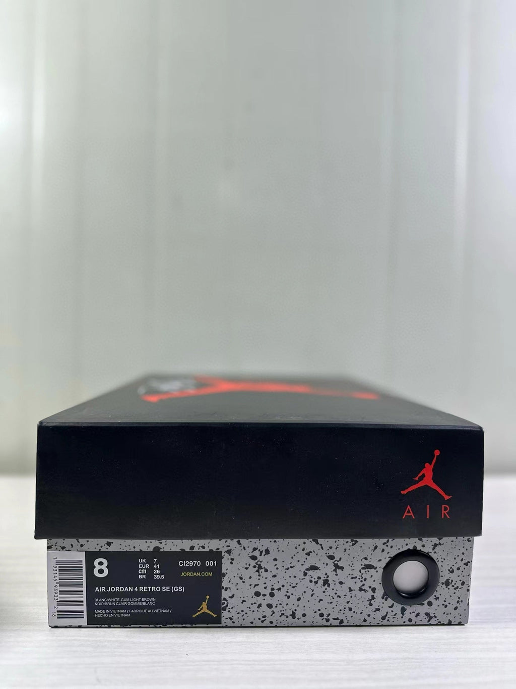 Air Jordan 4 Black Laser Sneakers CI2970-001 - product image from the listing.