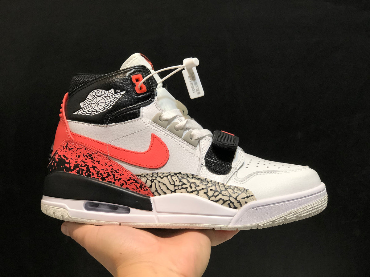 Jordan Legacy 312 Hot Lava Trainers AQ4160-108 - product image from the listing.