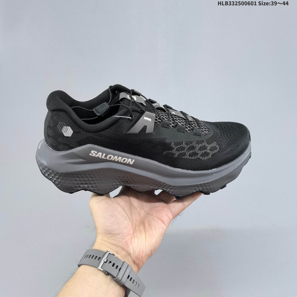 Salomon Ultra Glide 4 Trail Running Shoes, in Black and Gray - product image from the listing.