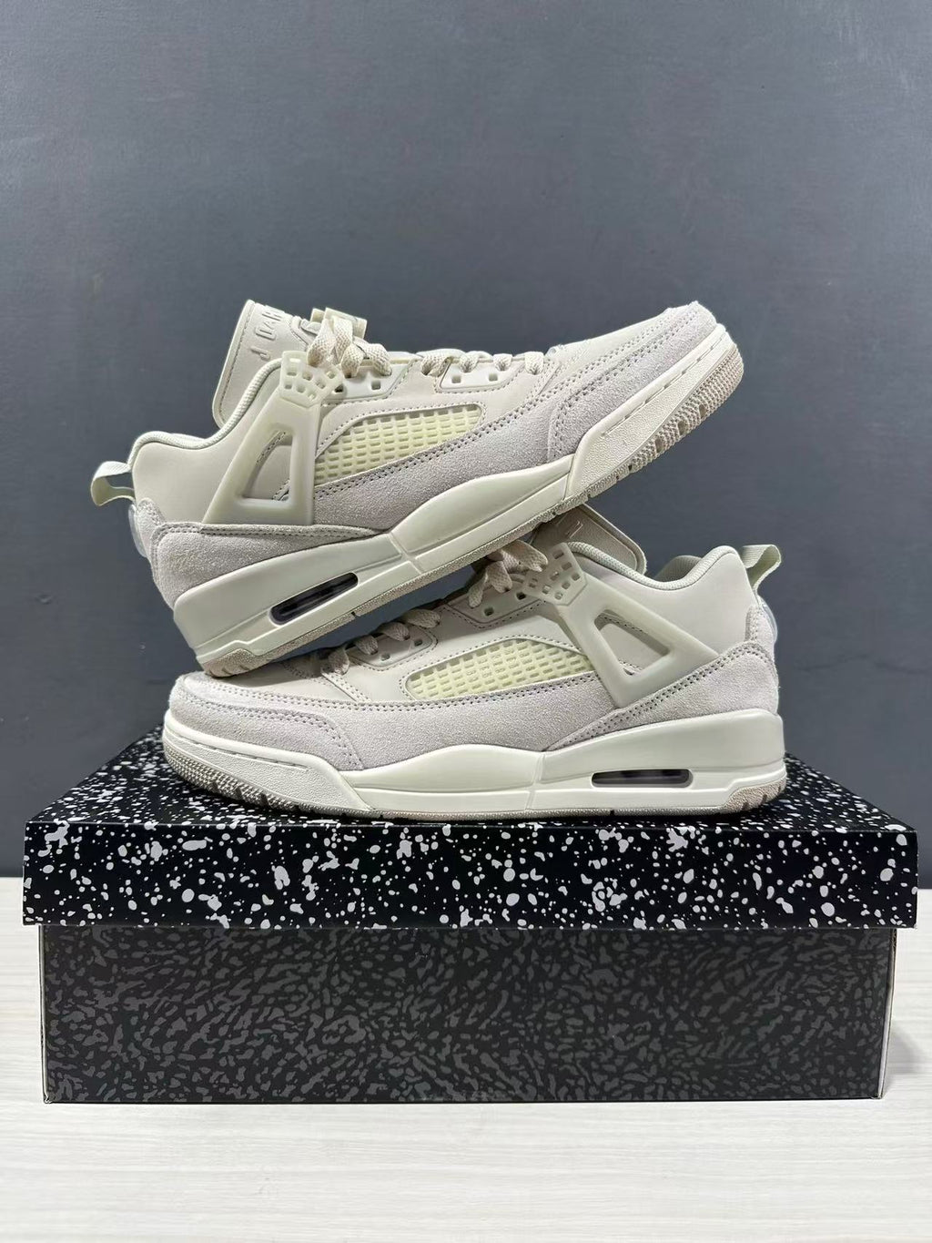 Jordan Spizike Low Sneakers in Grey IU7551-030 - product image from the listing.