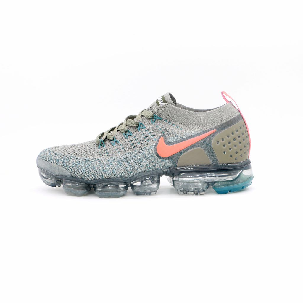 Nike Air VaporMax Flyknit Sneakers in Grey Coral - product image from the listing.