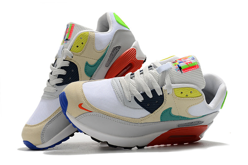 Nike Air Max 90 Sneakers in White Multicolor - product image from the listing.