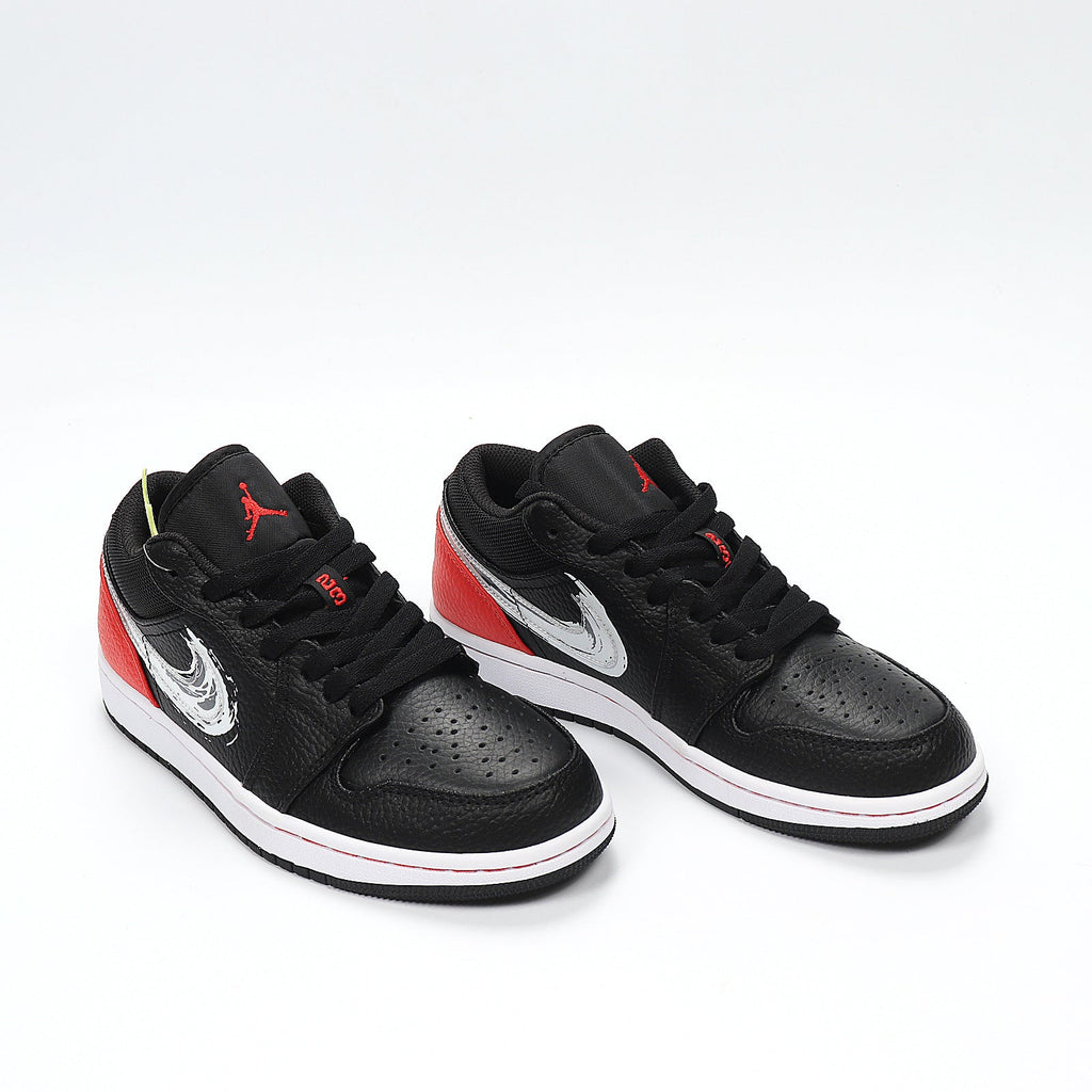 Air Jordan 1 Low Black Red White DA4659-001 - product image from the listing.