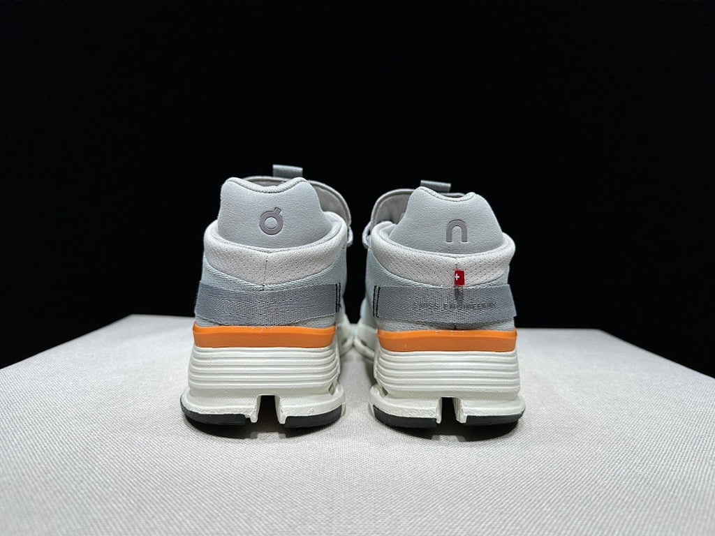 On Cloudnova 2 Sneakers in Gray and Orange - product image from the listing.