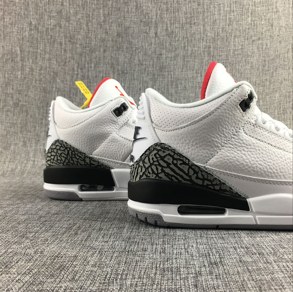 Air Jordan 3 White Cement High-Cut Sneakers - product image from the listing.
