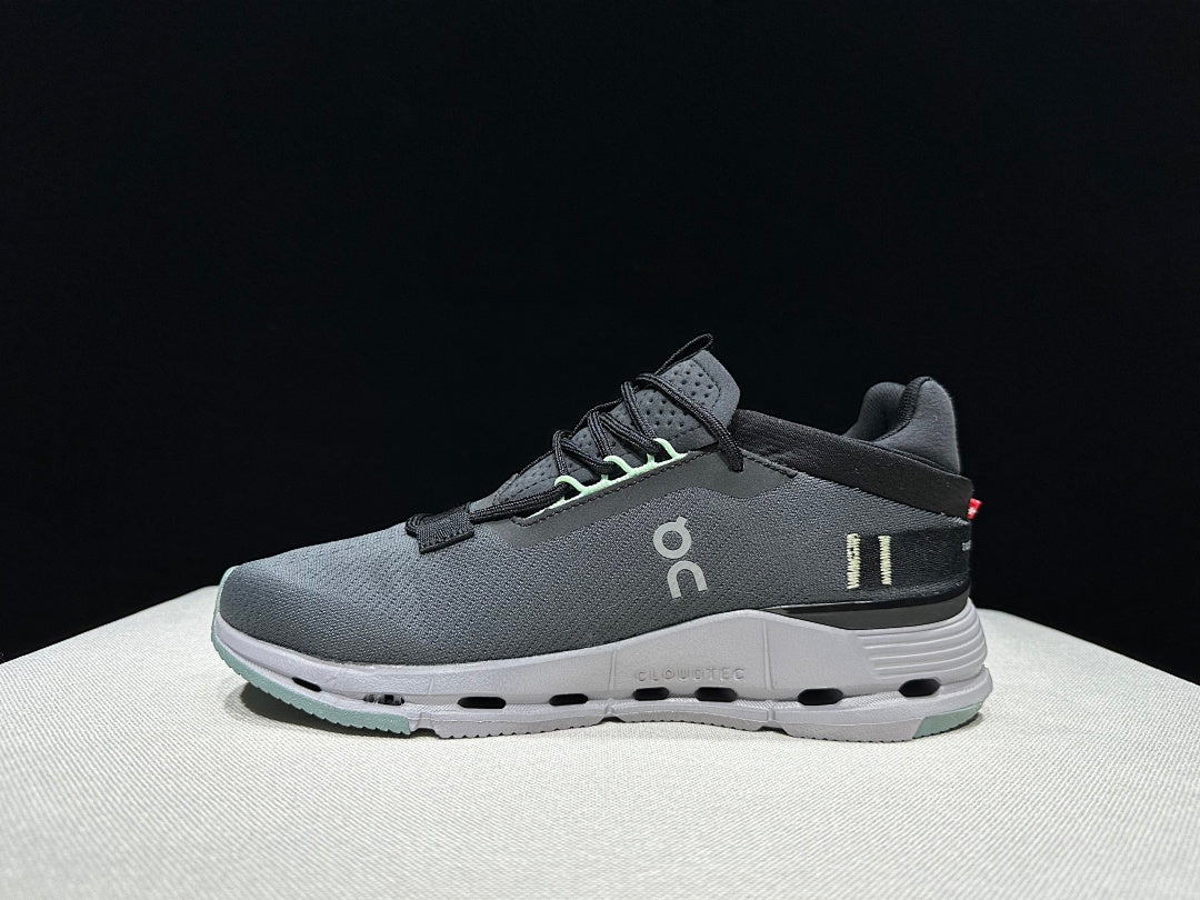 Gray and Black On Cloudnova 2 Sneakers - product image from the listing.