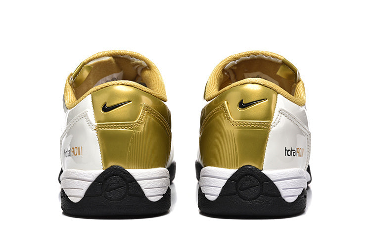 Nike Total 90 White and Gold Indoor Trainers - product image from the listing.