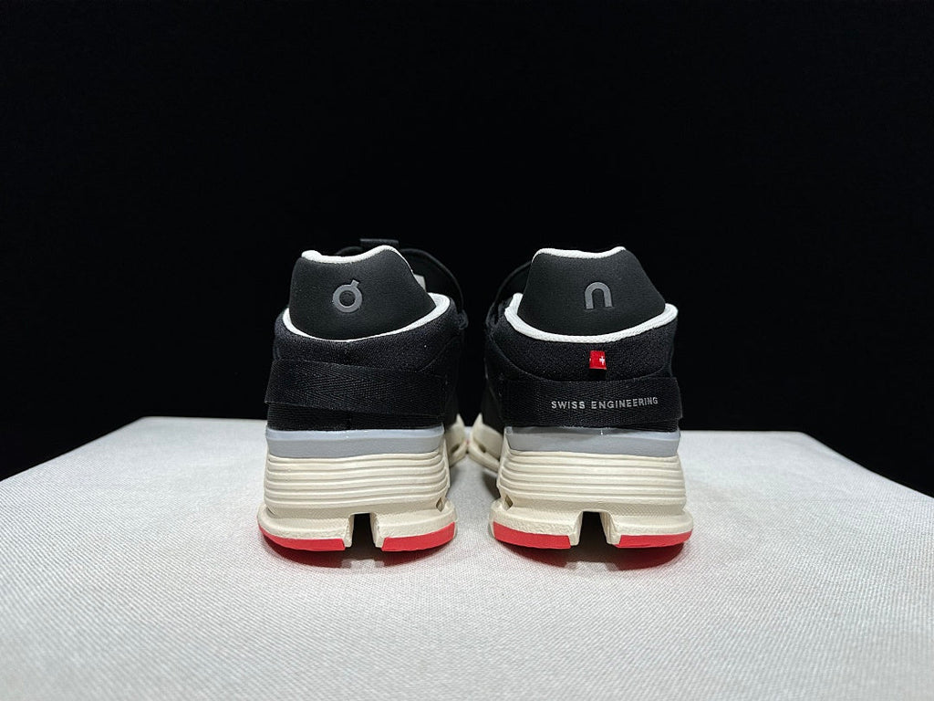 On Cloudnova 2 Sneakers in Black and Red - product image from the listing.