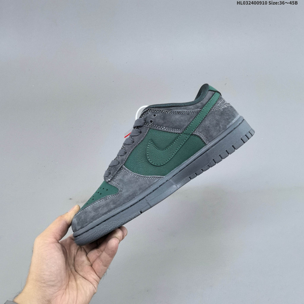 Nike Dunk SB Low Supreme Sneakers in Green Grey - product image from the listing.