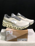On Cloudmonster 2 Running Shoes in Cream White - product image from the listing.