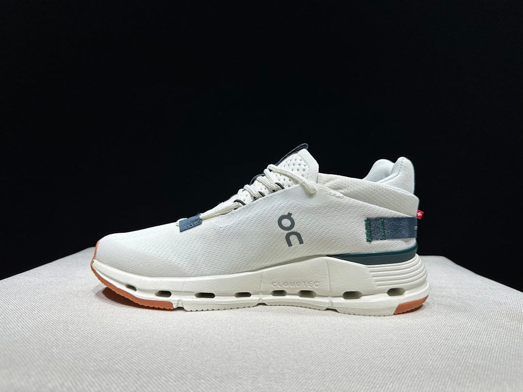 Ivory and Olive On Cloudnova 2 Sneakers - product image from the listing.