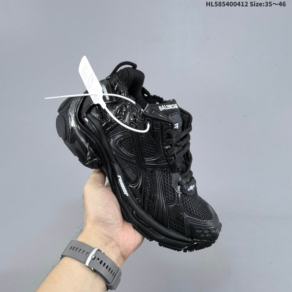 Black Balenciaga Runner Sneakers - product image from the listing.