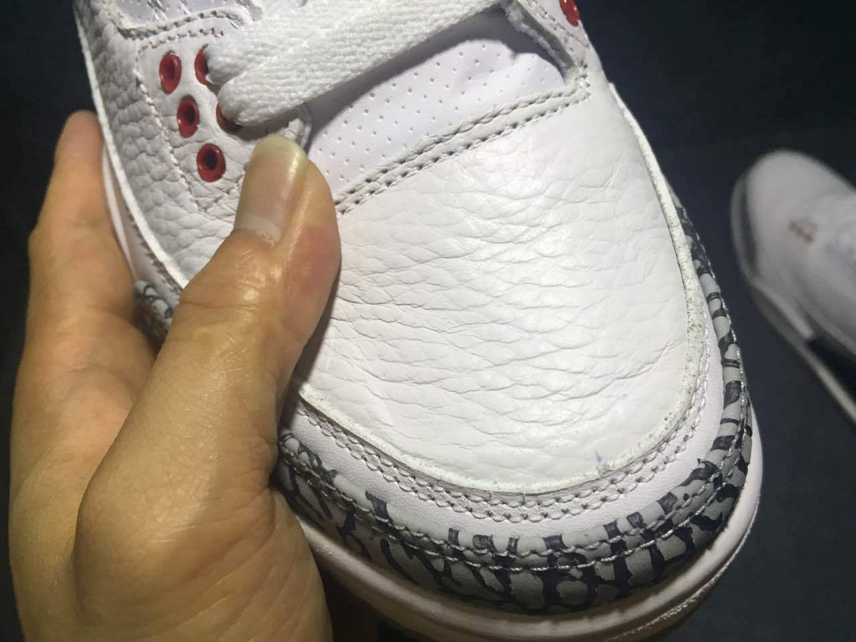 Air Jordan 3 White Cement High-Top Sneakers - product image from the listing.