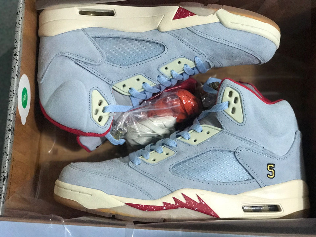 Air Jordan 5 Trophy Room SP Blue Sneakers C11899400 - product image from the listing.