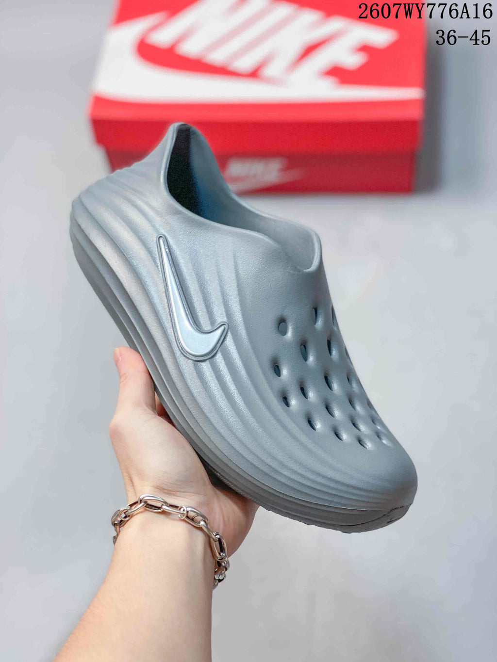 Nike ReactX Rejuven8 Clog in Gray 2607WY776A16 - product image from the listing.