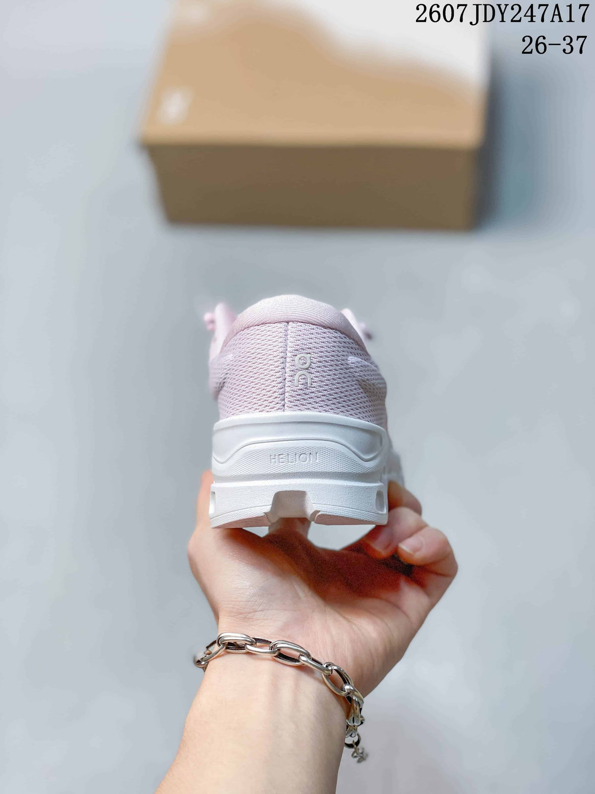 Women's On Cloudstratus 3 Running Shoes Pink - product image from the listing.