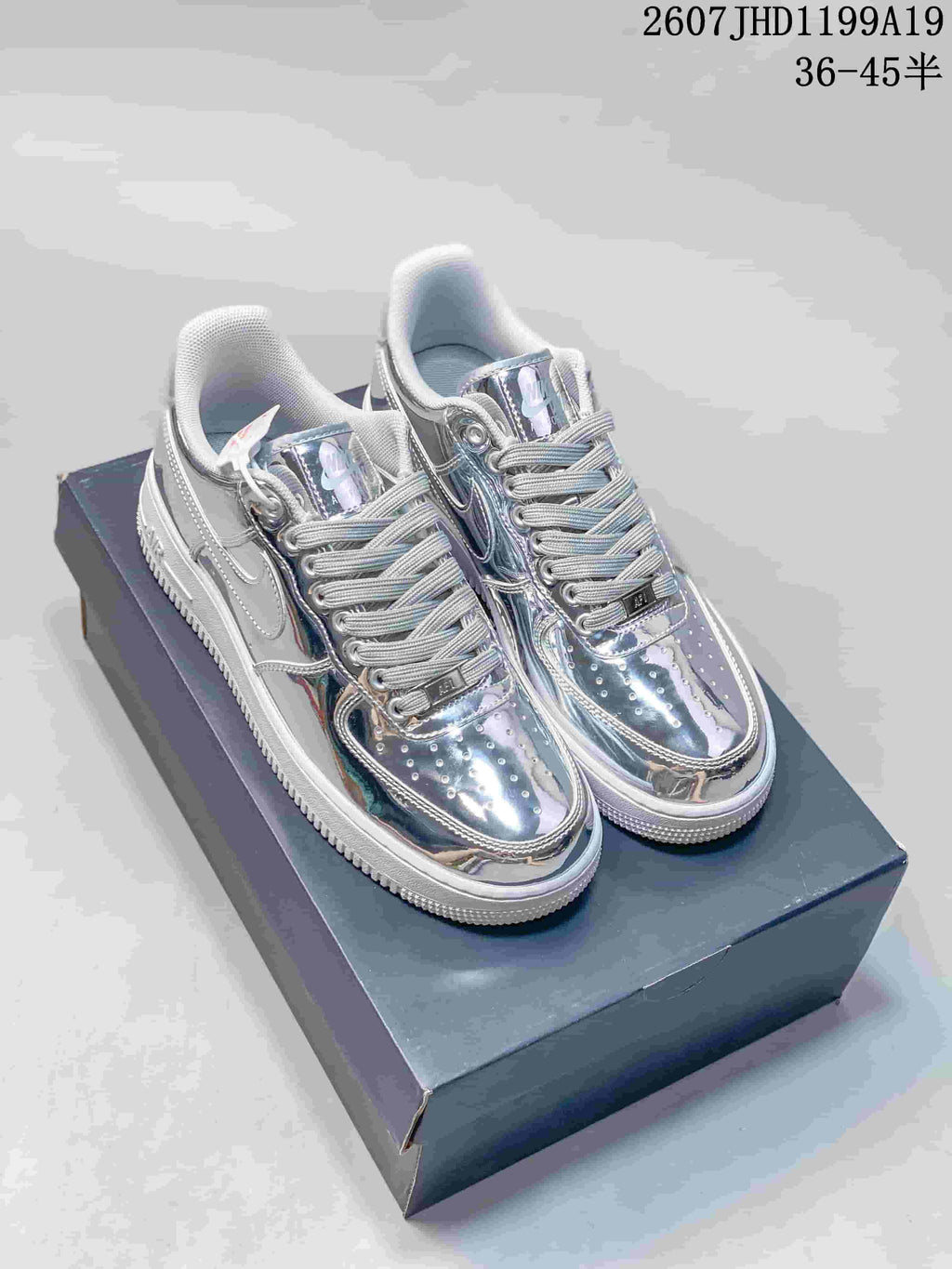 Nike Air Force 1 '07 Low Sneakers in Metallic - product image from the listing.