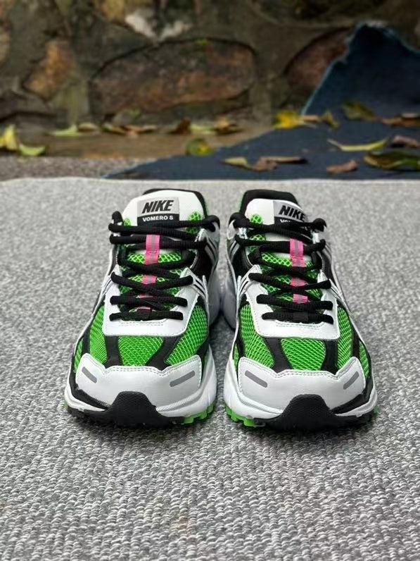 Nike Vomero 5 Sneakers in Black Green White - product image from the listing.