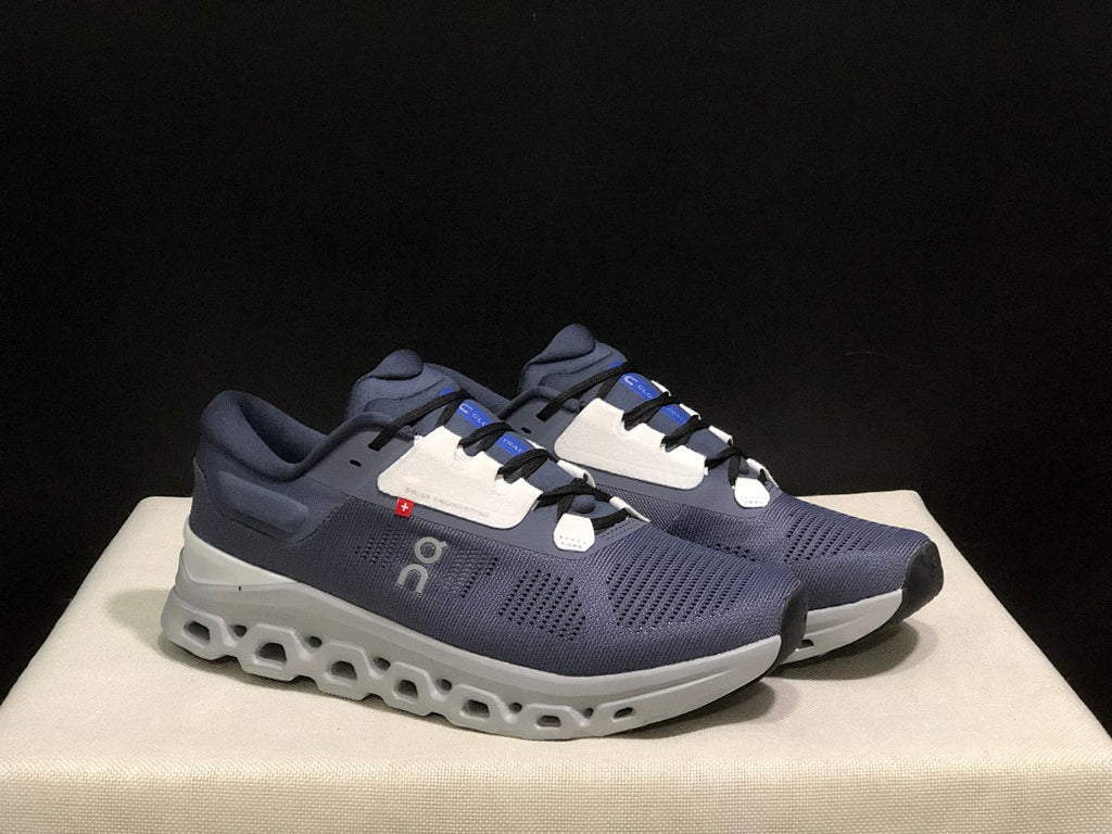 Navy Blue On Cloudstratus 3 Running Shoes - product image from the listing.